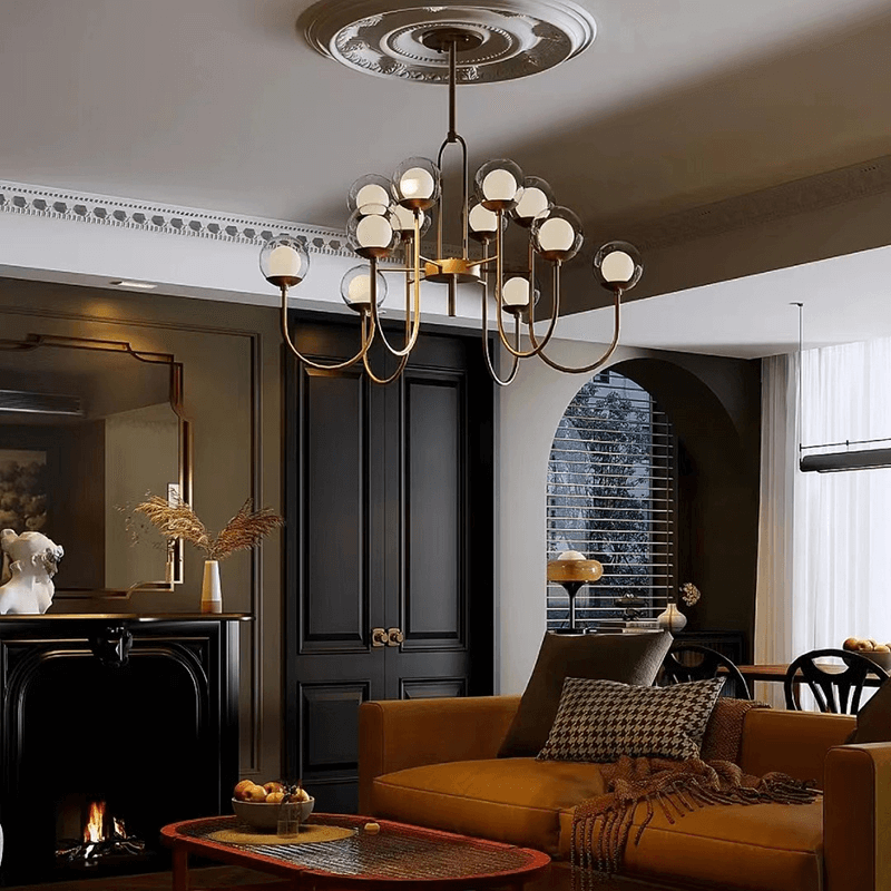 ไฟช่อ DEEPWOOD รุ่น SIERRA สีทอง 12 หัว